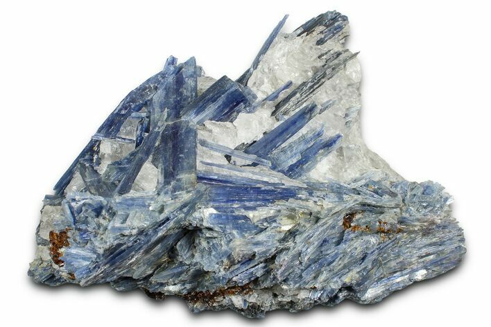 Vibrant Blue Kyanite Crystals In Quartz - Brazil #368803